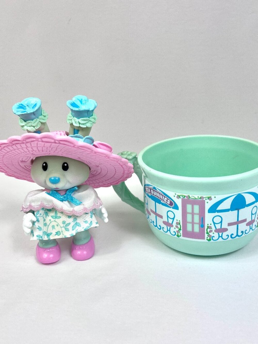 Vintage Kidsview Tea Bunnies Pansy Parfait Ice Cream Sundae Shop